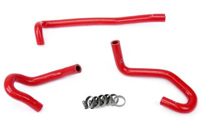 HPS Performance - HPS 57-1340 Red Red Heater Coolant Hose Kit for 00-06 Toyota Tundra V8 4.7L LHD