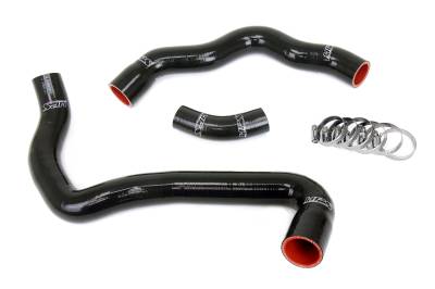 HPS Performance - HPS 57-1970-BLK Black Radiator Coolant Hose Kit for 97-98 M-Benz C230 C220 W202