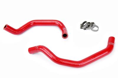 HPS Performance - HPS 57-1342 Red Red Heater Coolant Hose Kit for 12-17 Toyota Tundra V8 5.7L LHD
