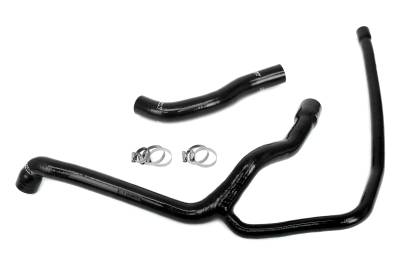 HPS Performance - HPS 57-2042-BLK Black Radiator Coolant Hose Kit for 86-89 Mercedes-Benz 560SL