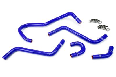 HPS Performance - HPS 57-1345-BLUE Blue Radiator Hose Kit for 04-07 Yamaha YXR450 YXR660 Rhino