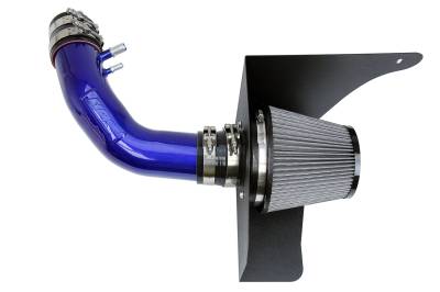 HPS Performance - HPS 827-638BL Blue Air Intake Kit for 15-17 Ford Mustang 3.7L V6