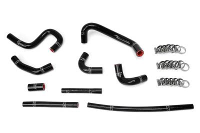HPS Performance - HPS 57-1696-BLK Radiator/Heater Coolant Hoses for 03-07 Land Cruiser