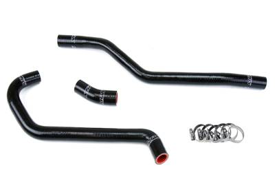 HPS Performance - HPS 57-1347-BLK Black Radiator Hose Kit for 06-12 Yamaha YFM700R Raptor