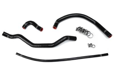 HPS Performance - HPS 57-1348-BLK Black Radiator Hose Kit for 87-06 Yamaha YFZ350 Banshee