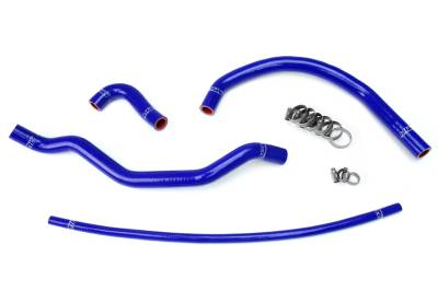 HPS Performance - HPS 57-1348-BLUE Blue Radiator Hose Kit for 87-06 Yamaha YFZ350 Banshee