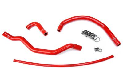 HPS Performance - HPS 57-1348-Red Red Radiator Hose Kit for 87-06 Yamaha YFZ350 Banshee