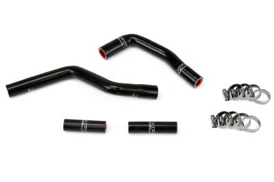 HPS Performance - HPS 57-1350-BLK Black Radiator Hose Kit for 02-18 Yamaha YZ125