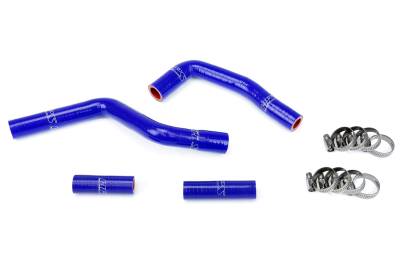 HPS Performance - HPS 57-1350-BLUE Blue Radiator Hose Kit for 02-18 Yamaha YZ125