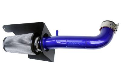 HPS Performance - HPS 827-664BL Blue Air Intake Kit for 12-18 Jeep Wrangler JK V6