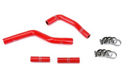 HPS Performance - HPS 57-1350 Red Red Radiator Hose Kit for 02-18 Yamaha YZ125