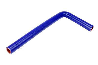 HPS Performance - HPS HTSEC90-050-L5X18-BLUE 1/2" 13mm ID Elbow Coupler Hose Blue 5"x18" 90-DEG