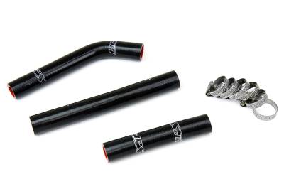 HPS Performance - HPS 57-1355-BLK Black Radiator Hose Kit for 07-10 KTM 125SX 144SX 150SX