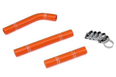 HPS Performance - HPS 57-1355-ORG Orange Radiator Hose Kit for 07-10 KTM 125SX 144SX 150SX