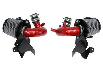 HPS Performance - HPS 827-672R Red Air Intake Kit for 18-24 Kia Stinger 3.3L V6