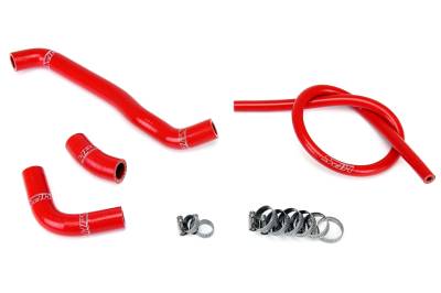 HPS Performance - HPS 57-1359 Red Red Radiator Hose Kit for 00-08 Suzuki DRZ400S DRZ400SM