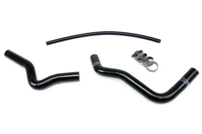 HPS Performance - HPS 57-1362-BLK Black Radiator Hose Kit for 02-12 Suzuki RM85