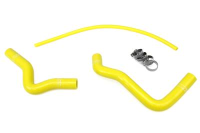HPS Performance - HPS 57-1362-YLW Yellow Radiator Hose Kit for 02-12 Suzuki RM85