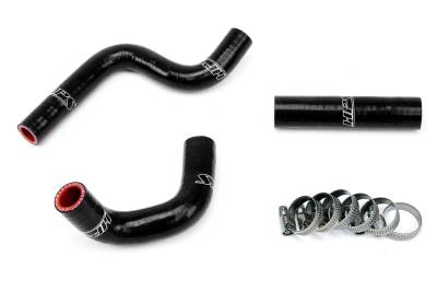 HPS Performance - HPS 57-1364-BLK Black Radiator Hose Kit for 98-12 Kawasaki KX80 KX85 KX100
