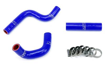 HPS Performance - HPS 57-1364-BLUE Blue Radiator Hose Kit for 98-12 Kawasaki KX80 KX85 KX100