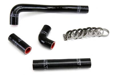 HPS Performance - HPS 57-1367-BLK Black Radiator Hose Kit for 88-04 Kawasaki KX500