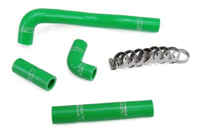 HPS Performance - HPS 57-1367-GRN Green Radiator Hose Kit for 88-04 Kawasaki KX500
