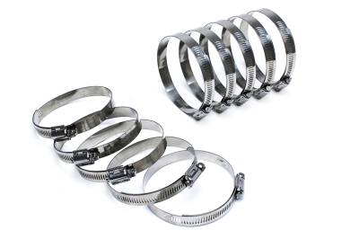 HPS Performance - HPS SSWC-40-64x10 40mm-64mm 1-9/16"-2.5" Stainless Worm Gear Hose Clamp 10pc