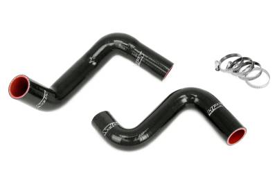 HPS Performance - HPS 57-2057-BLK Black Radiator Coolant Hose Kit for Nissan 240SX w/LS Swap