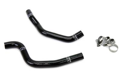 HPS Performance - HPS 57-1373-BLK Black Radiator Hose Kit for 96-99 Honda CR80R 2 Stroke