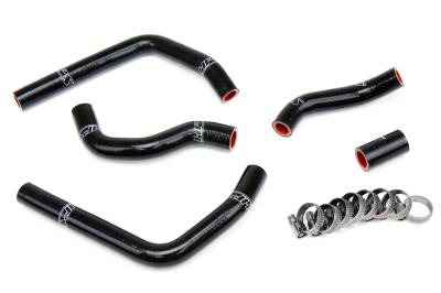 HPS Performance - HPS 57-1374-BLK Black Radiator Hose Kit for 05-08 Honda CR125R 2 Stroke