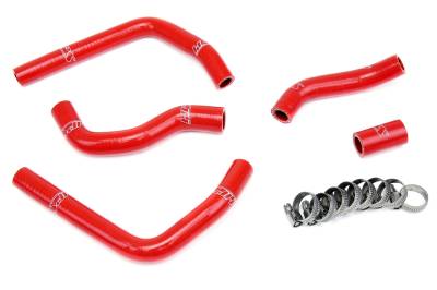 HPS Performance - HPS 57-1374 Red Red Radiator Hose Kit for 05-08 Honda CR125R 2 Stroke