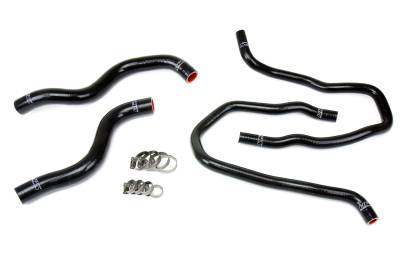 HPS Performance - HPS 57-1387-BLK Black Radiator/Heater Coolant Hose Kit for 13-17 Honda Accord