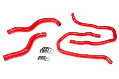 HPS Performance - HPS 57-1387 Red Red Radiator/Heater Coolant Hose Kit for 13-17 Honda Accord