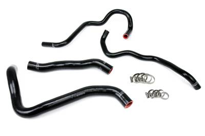 HPS Performance - HPS 57-1388-BLK Black Radiator/Heater Coolant Hose Kit 13-17 Honda Accord 3.5L