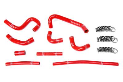 HPS Performance - HPS 57-1696 Red Radiator/Heater Coolant Hoses for 03-07 Land Cruiser