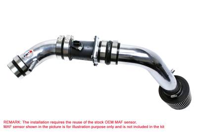 HPS Performance - HPS 837-570P Polished Air Intake Kit for 02-06 Nissan Altima 2.5L 4Cyl