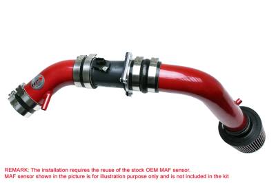 HPS Performance - HPS 837-570R Red Air Intake Kit for 02-06 Nissan Altima 2.5L 4Cyl