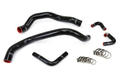 HPS Performance - HPS 57-1401-BLK Black Radiator/Heater Coolant Hose Kit for 01-04 Ford Mustang V6
