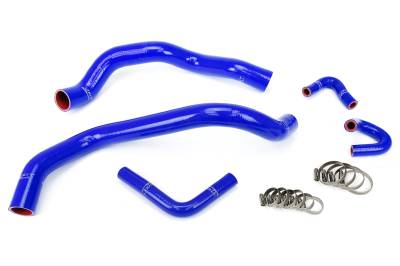 HPS Performance - HPS 57-1401-BLUE Blue Radiator/Heater Coolant Hose Kit for 01-04 Ford Mustang V6