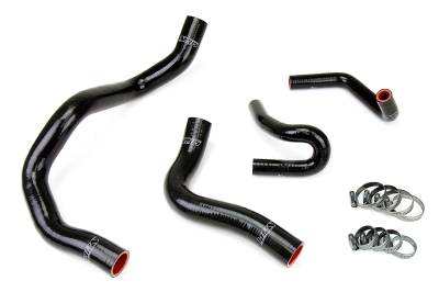 HPS Performance - HPS 57-1413-BLK Black Radiator/Heater Coolant Hose Kit for 99-05 Mazda Miata