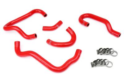 HPS Performance - HPS 57-1415 Red Red Heater Coolant Hose Kit for 06-09 Honda S2000