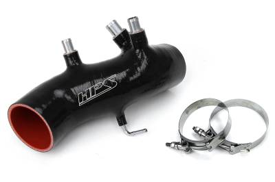 HPS Performance - HPS 87-17882-BLK Black Air Intake Post MAF Hose Kit for 86-92 Toyota Supra