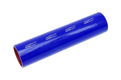 HPS Performance - HPS HTST-025-BLUE 1/4" 6.5mm ID Straight Coupler Hose 4-ply Blue 1' L 350F 177C