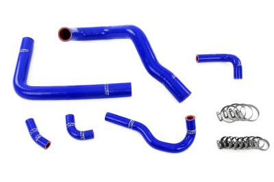 HPS Performance - HPS 57-2148-BLUE Silicone Replaces OEM Rubber Radiator & Heater Coolant Hoses