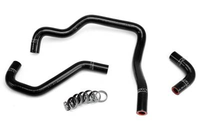 HPS Performance - HPS 57-1430-BLK Black Heater Coolant Hose Kit for 89-95 Toyota 4Runner 22RE