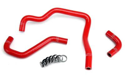 HPS Performance - HPS 57-1430 Red Red Heater Coolant Hose Kit for 89-95 Toyota 4Runner 22RE