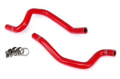 HPS Performance - HPS 57-1802 Red Red Heater Coolant Hose Kit for 02-03 Subaru WRX 2.0L Turbo