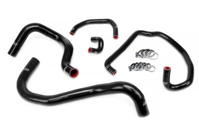 HPS Performance - HPS 57-1921-BLK Black Radiator/Heater Coolant Hose Kit for 95-04 Toyota Tacoma