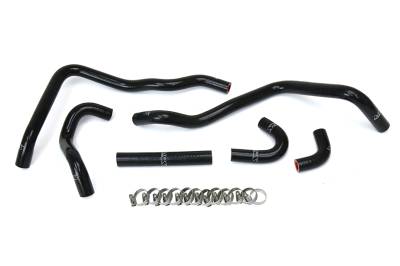 HPS Performance - HPS 57-1433-BLK Black Heater Coolant Hose Kit for 00-05 Toyota MR2 Spyder 1.8L
