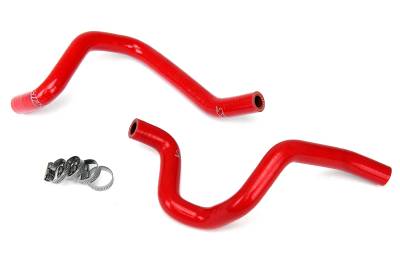 HPS Performance - HPS 57-1804 Red Red Heater Coolant Hose Kit for 05 Subaru Impreza WRX 2.0L Turbo